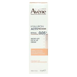 Avene Hyaluron Activ procédure Retinal crème Micro-lift yeux et lèvres 15 mL