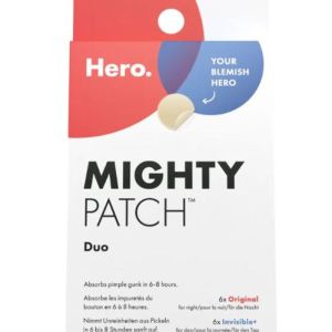 Hero Mighty Patch Duo - 6x original & 6x Invisible - patchs anti-acné