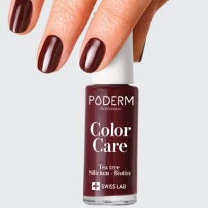 Poderm Vernis à Ongles Tea Tree Color Care Rouge Noir 437