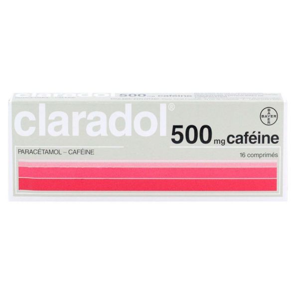 Claradol 500mg Cafeine Cpr 16