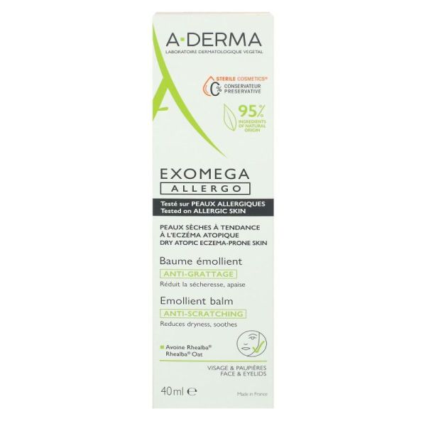 A-Derma Exomega  Allergo 40Ml