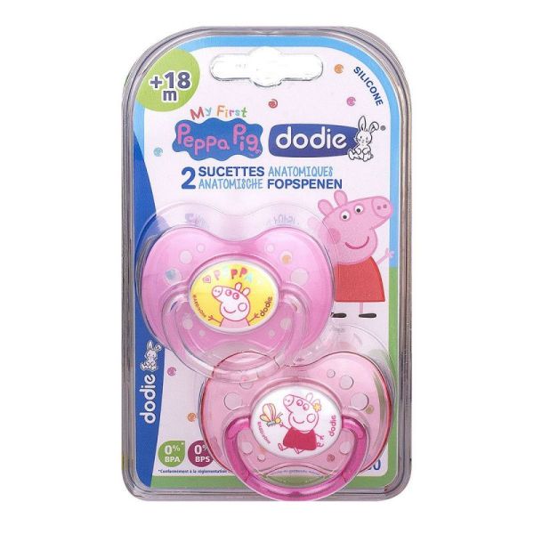 Sucet +18m Duo Peppa Pig A80