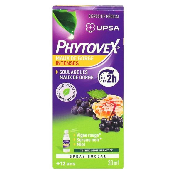 Phytovex Spr Maux De Gorge Int 30Ml