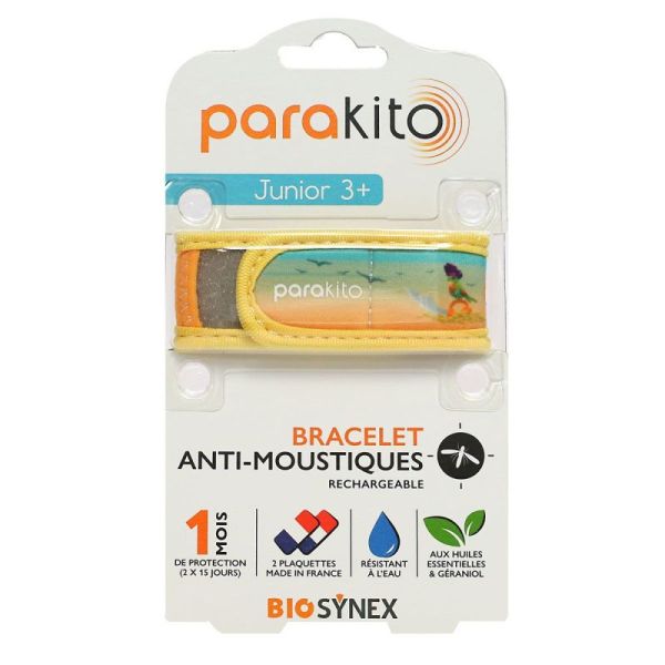 PARAKITO KIDS Bracelet TOUCAN - Bracelet Anti Moustiques Rechargeable