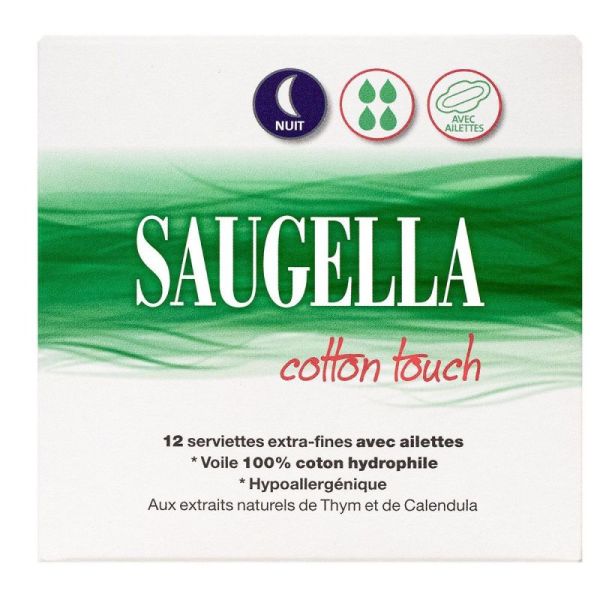 Saugella Serviet Nuit Bt12