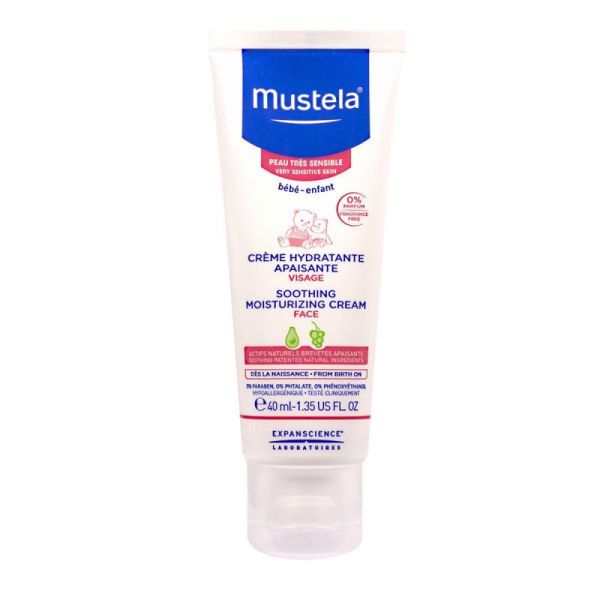 Mustela Cr Hyd Visage Peau Tres Sens40ml