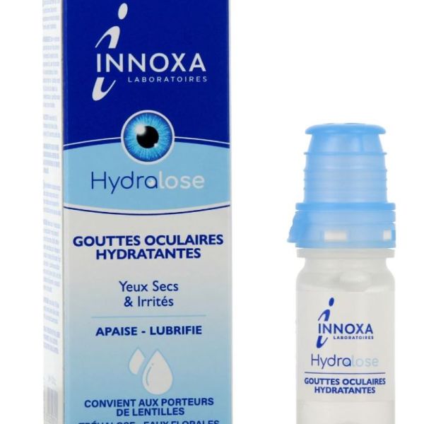 Innoxa Hydralose Gouttes oculaires Hydratantes yeux secs et irrités 10 mL