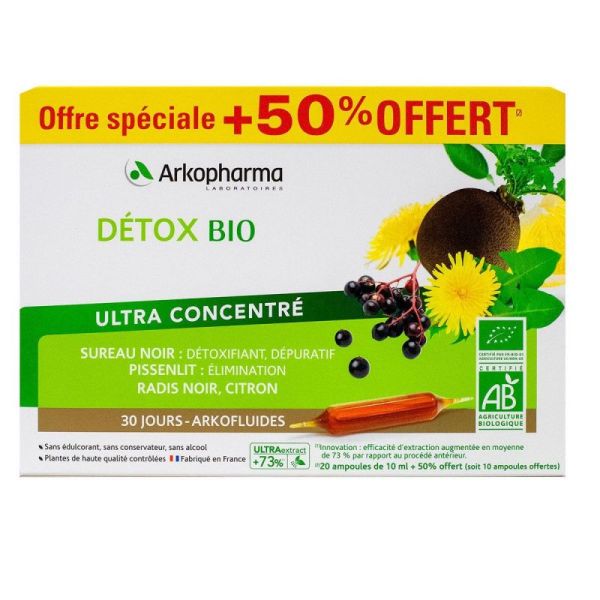 Arkofluide Detox 50 Offert