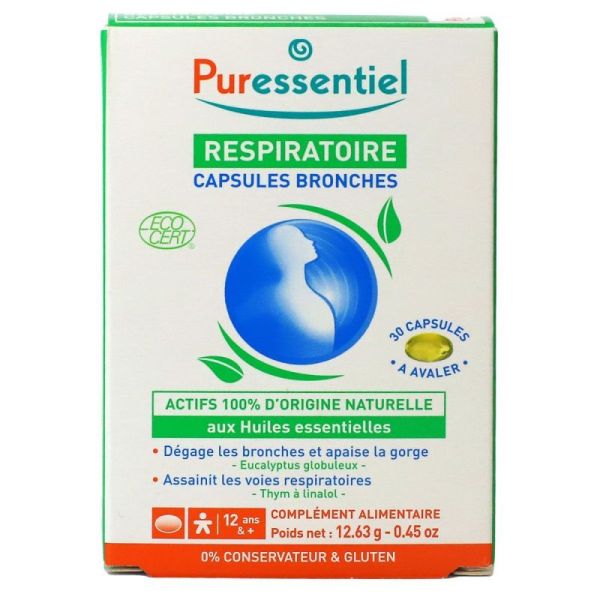 Puressentiel Caps Bronches Aux He Bio 30