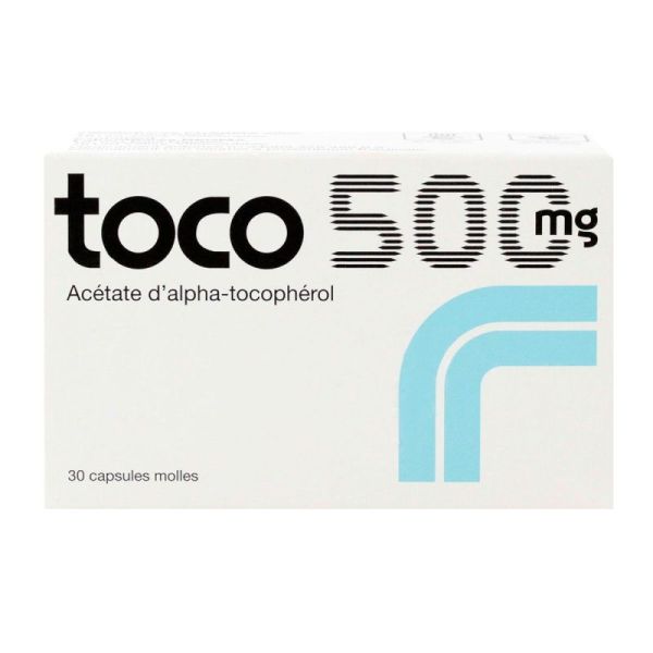 Toco 500mg Caps Mol Bt30