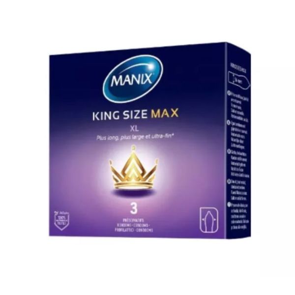 Manix King Size Max Boite De 3
