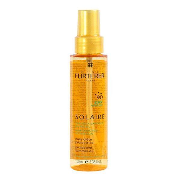 René Furterer Solaire Huile d'été protectrice - Cheveux sensibilisés : soleil, mer, piscine - 100 ml