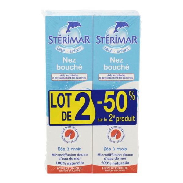 Stérimar Nez Bouché 2 x 100 ml