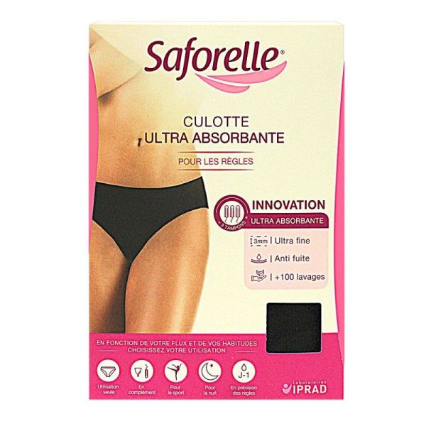 Saforelle Culot Pr Regles Absorb Noi M 1