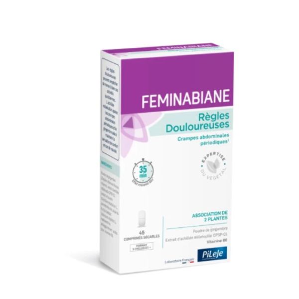 Pileje Feminabiane Règles Douloureuses 45 comprimés