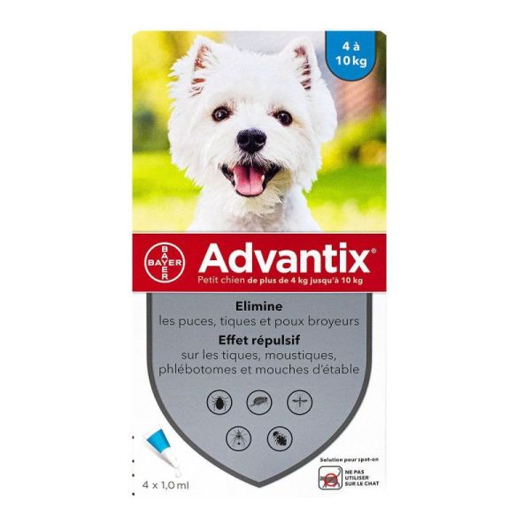 Advantix Petit Chien - 4x1ml 1bte