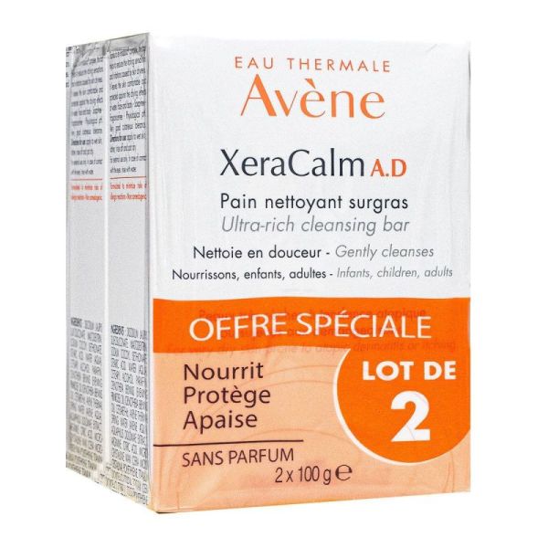 Avene Xeracalm Pain Nettoyant Duo