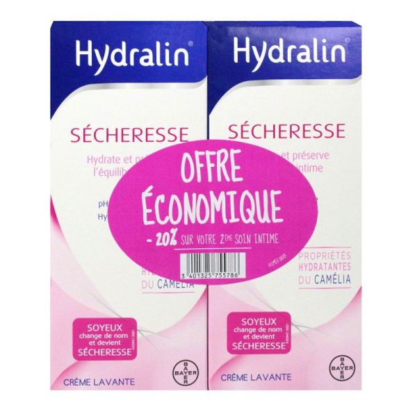 Hydralin Secheresse 2*200ml