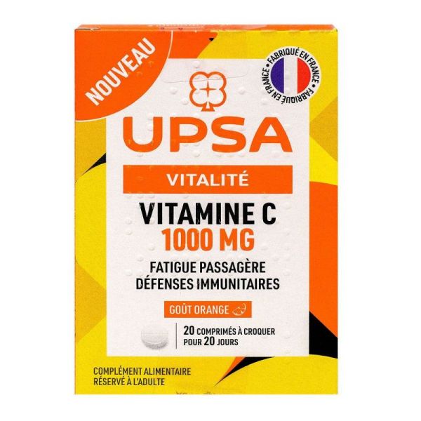 Vit C Upsa 1000Mg 2X10Cpr