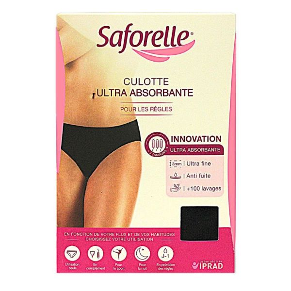 Saforelle Culot Pr Regles Absorb Noi S 1