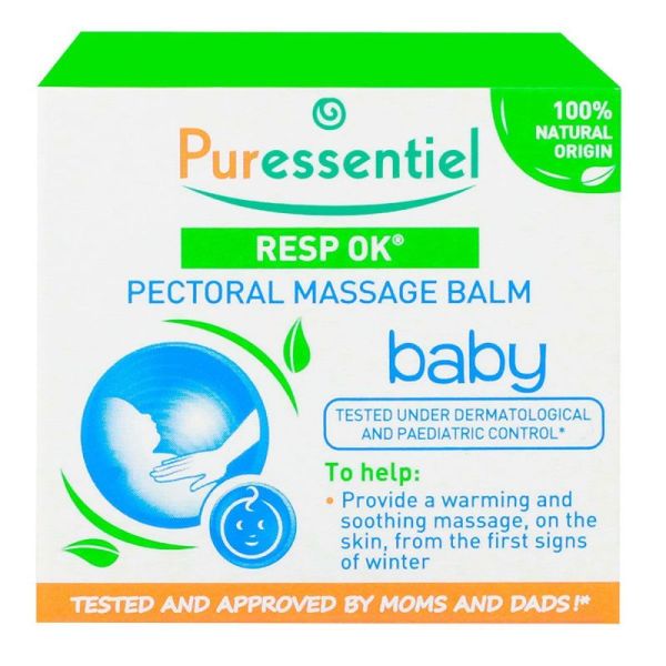 Puress Respi Baume Massage Bebe Pectoral