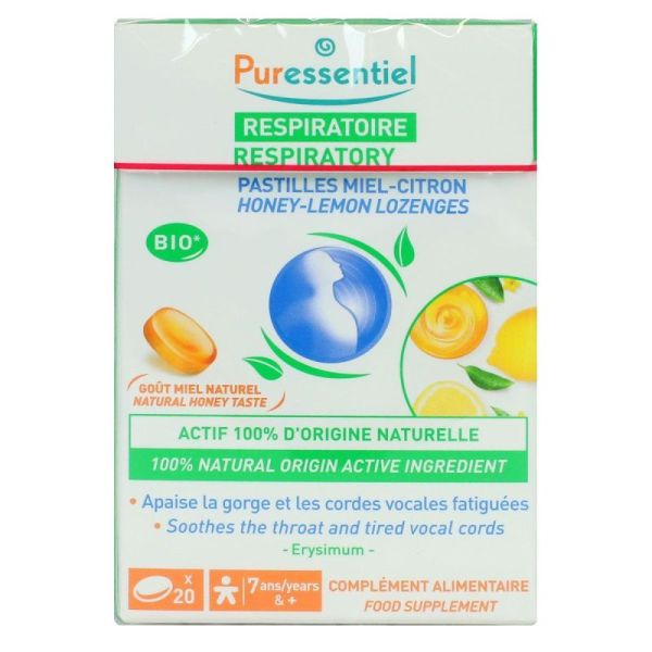 Puressentiel Past Respir Gorg Miel-Cit 20