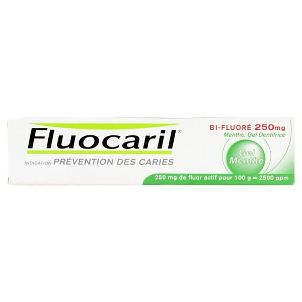 Fluocaril Bi250  Gel  Menthe125ml