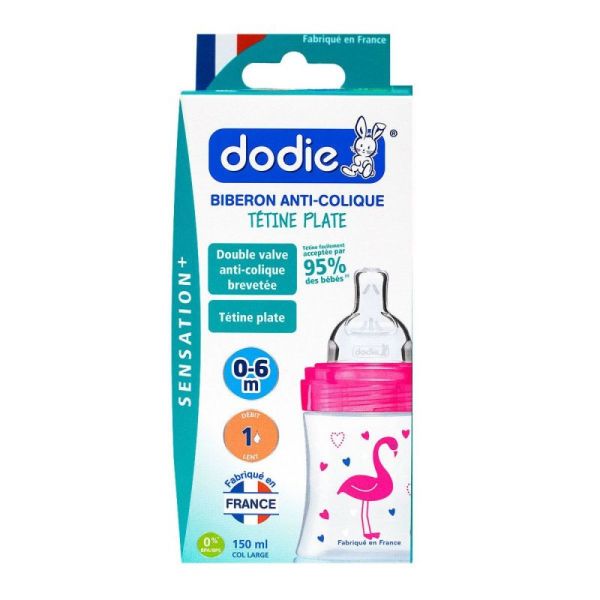 Dodie Bib 150ml T Pla1 Flaman1