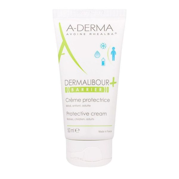 A-DERMA DERMALIBOUR+ Barrier Crème isolante - Peaux irritées agressées - Visage, main, corps et zone