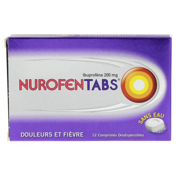 Nurofentabs 200mg Cpr Disp Menthe 12