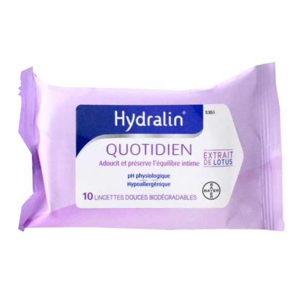 Hydralin Apaisa Lingettes 10