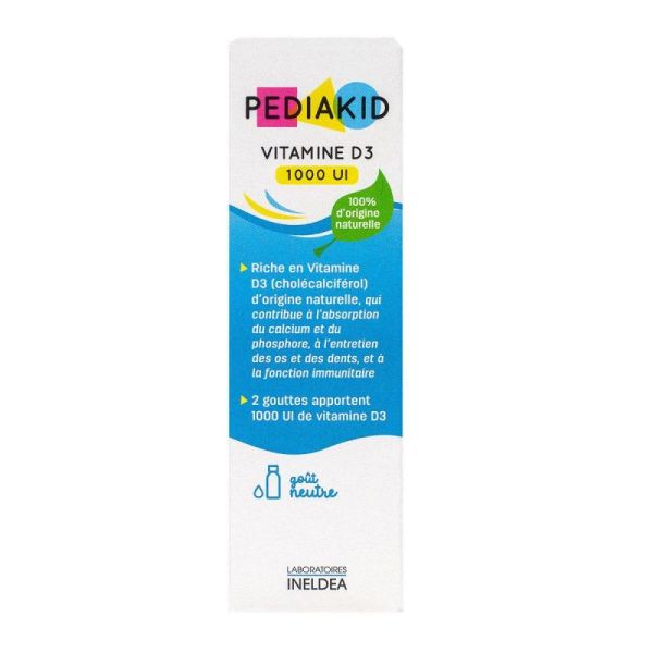 Pediakid Vit D3 Fl20ml 1