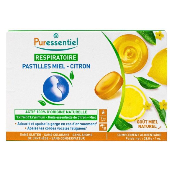 Puress Respi Pastille Miel Citron