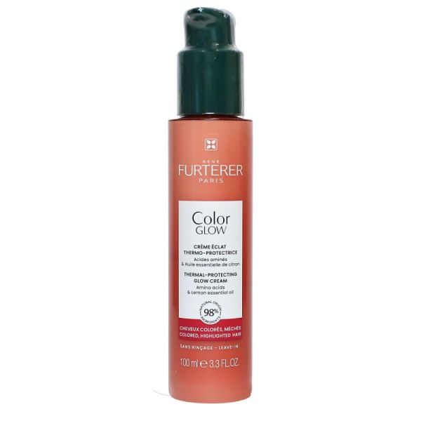René Furterer Crème Éclat Thermo-Protectrice - Soin hydratant brillance cheveux colorés - COLOR GLOW
