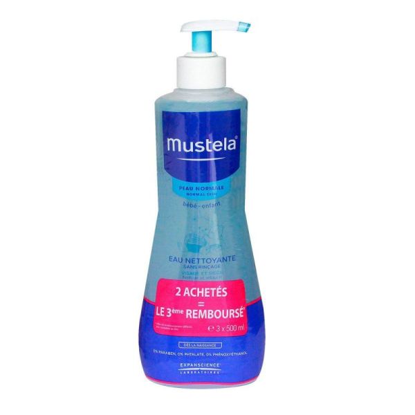 Mustela Eau Net Ss Rinc 3x500ml