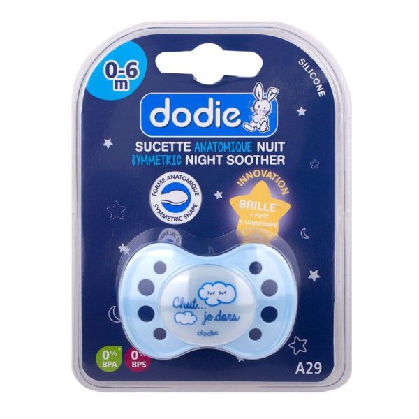 Dodie Sucet Anat 0-6mois Silic Nuit