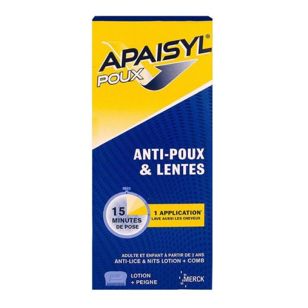 Poux Apaisyl Fl100ml  Peign 1