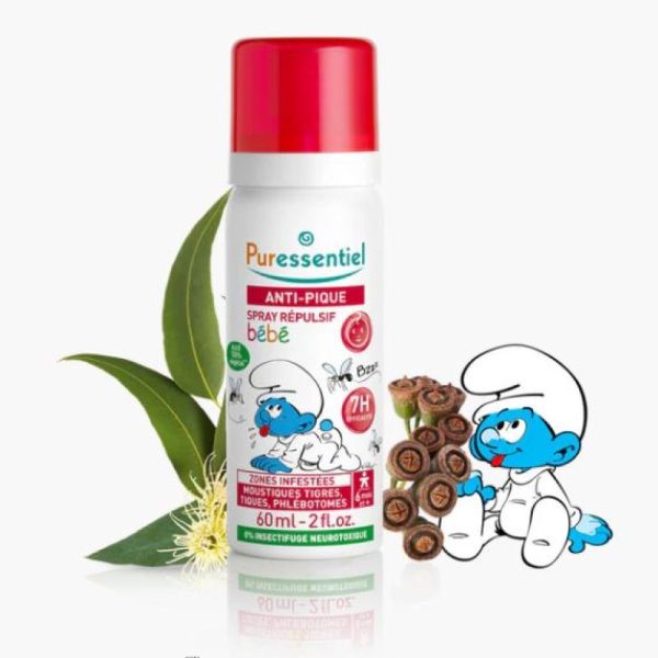 Puressentiel Anti-Pique Spray répulsif bébé - 60 mL