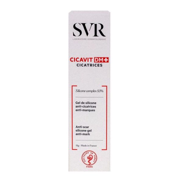 SVR Cicavit DM+ gel silicone cicatrices 15g