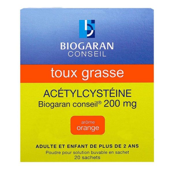 Acetylcysteine Bgc 200 Sach 20