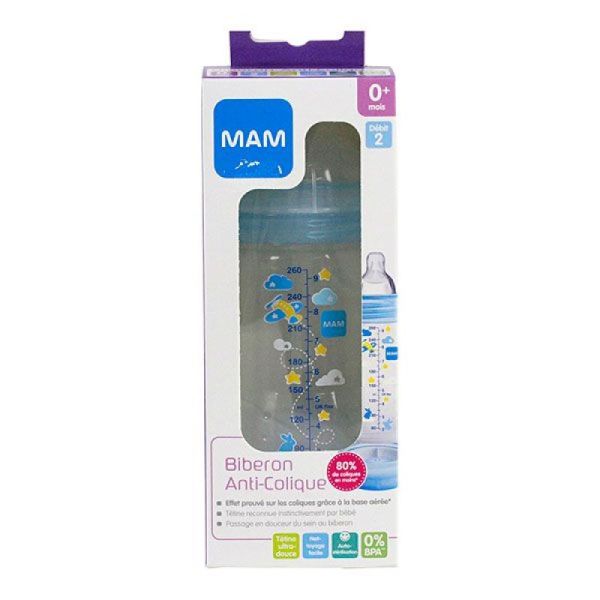 Mam Bib A-c Tet Deb2 Bleu 260ml1