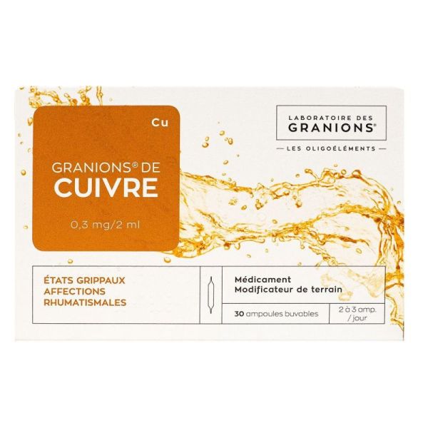 Granions Cuivre Buv A.2ml 30