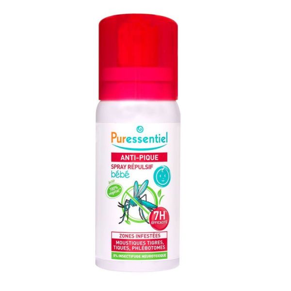 Puress Apique Spray Repuls Bb>6mois  60ml