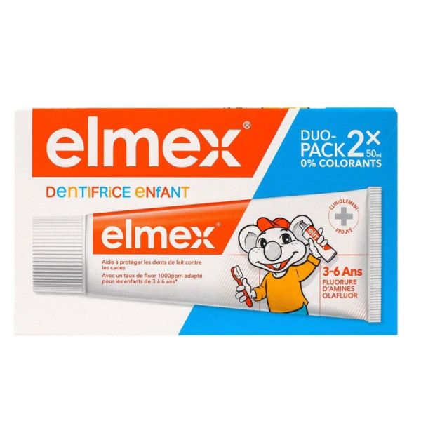 Elmex Enf Dent 3-6 Ans 2x50ml