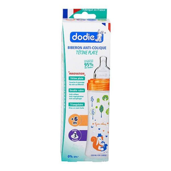 Dodie Bib Sensation+ 330ml Orange Foret