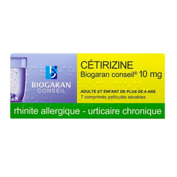 Cetirizine Bgc 10mg Cpr Bt7