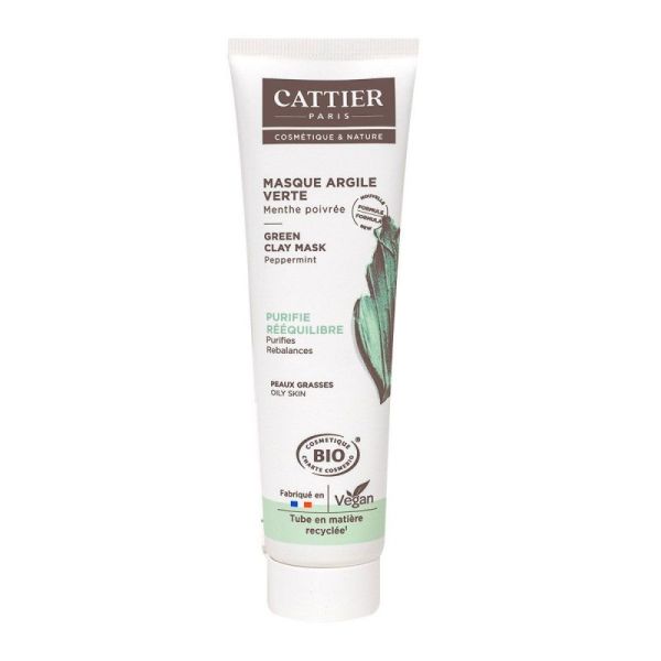 Cattier Masque Argile Verte 100Ml