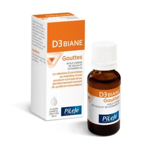 D3 Biane Gouttes Solution Buvable Flacon 20ml 1