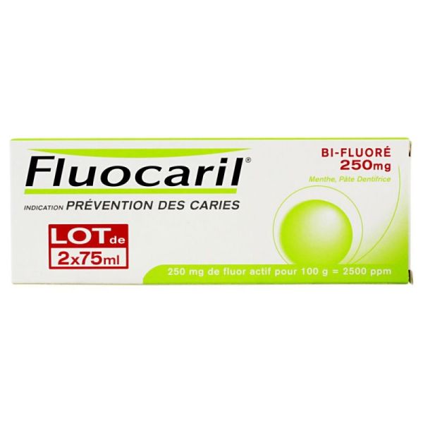 Fluocaril Bi250 Ment Pat75mlx2