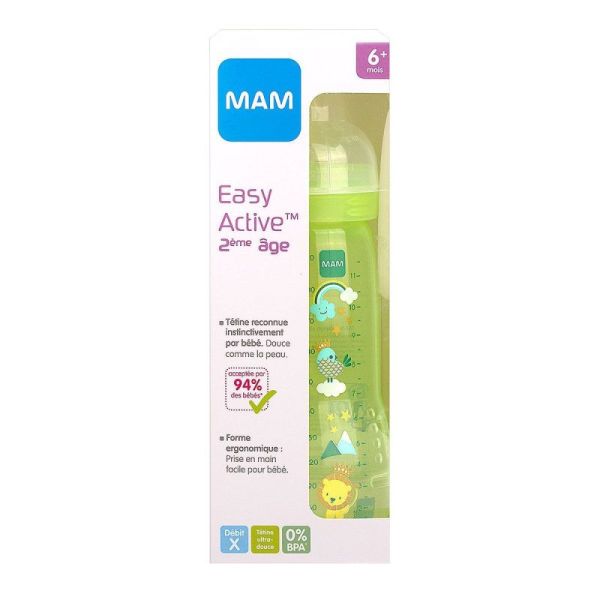 Mam Bib Easy Active 2 A Mixte Color 330ml